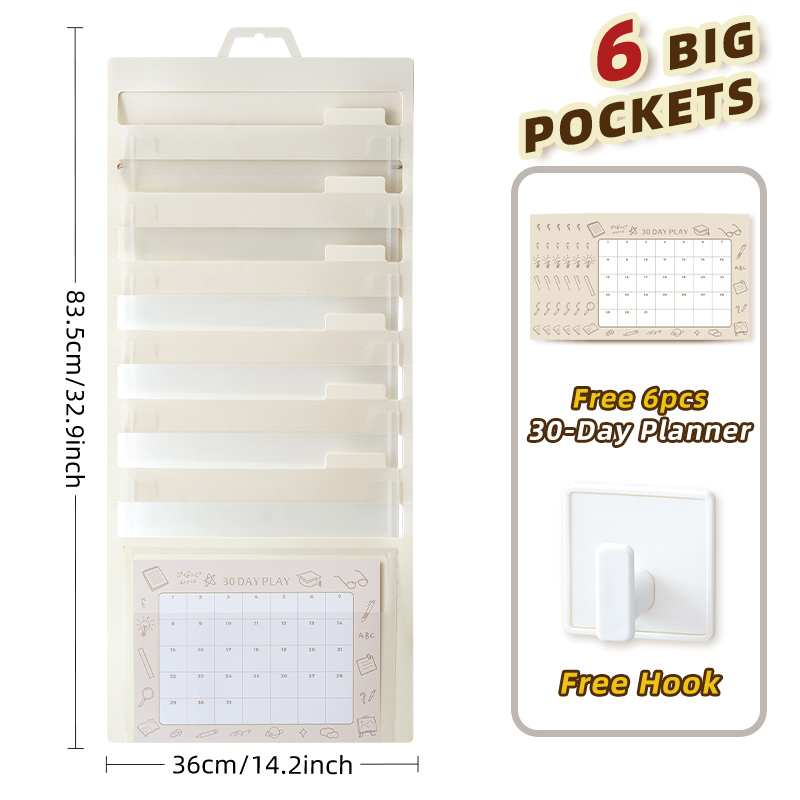 Blanc 6 grandes grilles + plan 30 jours
