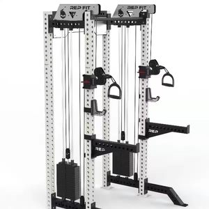 Estación de entrenamiento de fuerza multifunción Smith Power Cage con Landmine, Dip Bar y Cable Crossover - Product Image 6