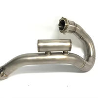 Système d'échappement complet de course modifié de qualité européenne pour moto V8, compatible JOG V8, DIO, BWS, ZX, DIO90, RR, DIO 26AA, ZX 26AA