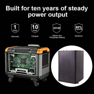 3000W Portable Power Stations 400W <b>Solar</b> Pure Sine Wave Output Battery 840000mAh Built-in External Battery <b>Solar</b> <b>Generator</b> Porta - Product Image 2