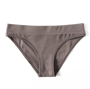 طقم 3 قطع سراويل داخلية نسائية قطنية، ملابس داخلية نسائية بلون سادة وخصر منخفض، سراويل داخلية مثيرة على شكل حرف G للنساء 0448 - Product Image 5