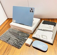 Tablet PC HOT 10.I Inch Dengan Keyboard dan Pena Android 13.0 12GB+512GB Tablet Android Layar Sentuh Tablet Gambar untuk Sekolah