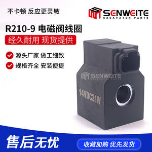 คอยล์โซลินอยด์วาล์ว Senwitt 12V 24V แบบ Pilot Safety Locking สำหรับรถขุดฮุนได R210 215 225 275 305 335 - Product Image 3