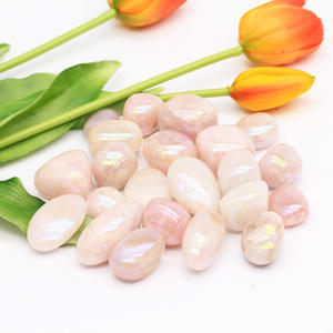 Pierres <span class=keywords><strong>de</strong></span> guérison en quartz rose Aura en gros, pierres roulées, <span class=keywords><strong>cristal</strong></span>, pierres roulées pour la décoration Feng Shui - Product Image 4