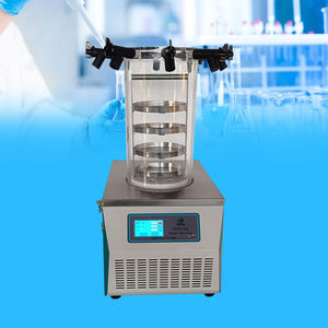 Secador de congelación al vacío de colector múltiple de 0, 12 m2, nuevo uso eléctrico en laboratorio, aplicación de procesamiento de alimentos, Motor PLC, Material SUS304 - Product Image 3