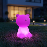 Lumière de chat lumineuse pour Halloween et Noël, étanche, télécommandée, indice IP54, à intensité variable, pour la décoration d'ambiance du jardin/cloison extérieure