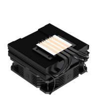 Refroidisseur de processeur FEZCOOL C904-X55 à pression, 4 caloducs, support fluide tout-en-un, contrôle intelligent de la température pour configurations ITX