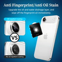 Protecteur d'objectif d'appareil photo 9H anti-rayures personnalisé d'usine OEM AR pour iPhone 17 Protecteurs d'écran Air