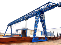 Pont roulant électrique à double poutre de 50 tonnes avec palan, certifié CE, doté d'un moteur, d'un roulement, d'une boîte de vitesses et d'un engrenage, pour usage extérieur intensif