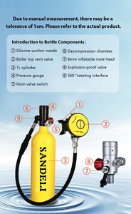 <span class=keywords><strong>Bouteille</strong></span> d'oxygène portable <span class=keywords><strong>de</strong></span> 1 litre, équipement <span class=keywords><strong>de</strong></span> <span class=keywords><strong>plongée</strong></span> sous-marine, <span class=keywords><strong>bouteille</strong></span> d'air <span class=keywords><strong>de</strong></span> <span class=keywords><strong>plongée</strong></span>, cylindre d'oxygène - Product Image 5
