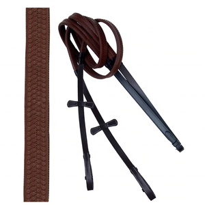 บังเหียนสไตล์นักล่าที่สง่างามทำจากหนังพรีเมี่ยมปรับได้และสวมใส่สบายเหมาะสำหรับการขี่ม้าและการฝึก - Product Image 1