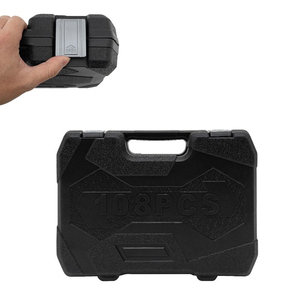 108pcs Metric 1/4 và 1/2 ổ đĩa ổ cắm cờ lê thiế<span class=keywords><strong>t</strong></span> lập nhanh chóng phá<span class=keywords><strong>t</strong></span> hành Reversible Ratchet cờ lê với mở rộng thanh - Product Image 6
