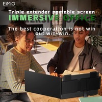 Écran portable triple LED LCD de 14 pouces, panneau IPS 1920*1080P, triple extension, double écran, extension d'écran d'ordinateur portable, série professionnelle