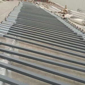 Poteau d'éclairage extérieur conique en acier galvanisé, résistant au vent, 3-35m, pour jardin, parc, autoroute, éclairage routier - Product Image 3