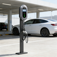 Station de recharge pour véhicules électriques certifiée CE 120 kW avec deux pistolets de recharge pour autoroute