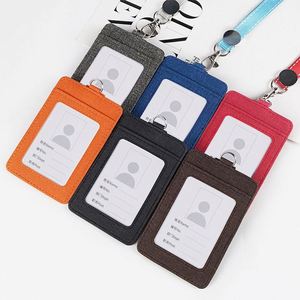 Porte-badge personnalisé avec logo, en polyester, écologique, durable, cordon pour badge, porte-carte d'identité, carte de travail pour employé - Product Image 2
