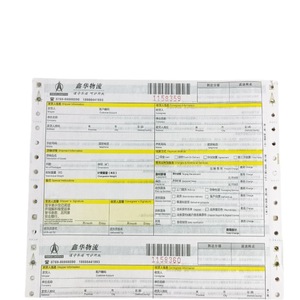 Papel autocopiativo para documentos de envío de Xingyuan Logistics, personalizado, perforado, impresión de guías de entrega urgente - Product Image 3