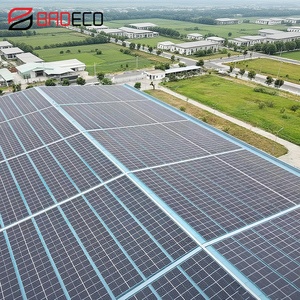 ระบบประหยัดพลังงาน BIPV แผงโซลาร์เซลล์แบบแซนวิชสำหรับหลังคา 360 องศา การออกแบบติดตั้งระบบล็อคตะเข็บสำหรับคลังสินค้า - Product Image 1
