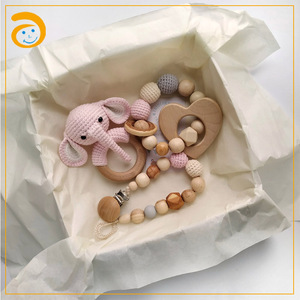 Giocattolo <span class=keywords><strong>per</strong></span> <span class=keywords><strong>Neonati</strong></span> 0-<span class=keywords><strong>6</strong></span> <span class=keywords><strong>Mesi</strong></span>, Regalo <span class=keywords><strong>per</strong></span> Baby Shower, Sonaglio Organico Ecologico a Forma <span class=keywords><strong>di</strong></span> Animale, Giocattolo da Dentizione <span class=keywords><strong>per</strong></span> <span class=keywords><strong>Neonati</strong></span> - Product Image 2