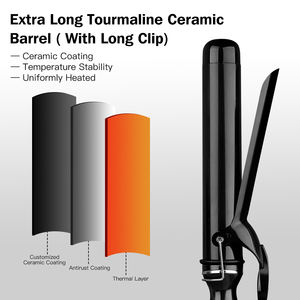 Rizador de pelo eléctrico recubierto de cerámica calentamiento rápido 38MM rodillos rizadores de pelo <span class=keywords><strong>grandes</strong></span> con pantalla LCD de temperatura calentador PTC - Product Image 5