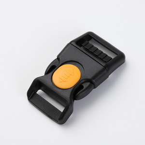 Hebilla de Cierre Automático Jiuyuan de 25 mm, Negra con Plástico Amarillo y Blanco, para Bolsos, Cinturones, Accesorios de Equipaje - Product Image 2