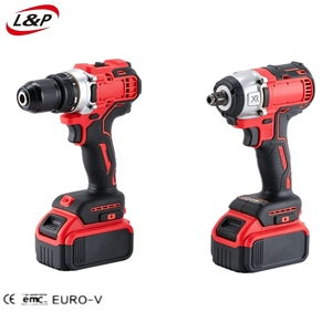 Ensemble de perceuse à percussion sans fil rechargeable au lithium multifonction L&P pour usage domestique - Product Image 1