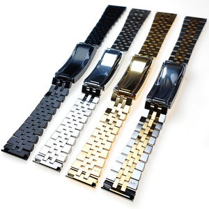 Correa de Reloj de Acero Inoxidable de Lujo Maxtank Gd078, Brazalete para Reloj Inteligente, Tamaños 18mm/20/21/22mm, 5 Cuentas, Resistente al Agua - Product Image 2