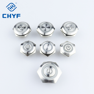 Ngắn ném tự thiết lập lại tạm thời bằng thép không gỉ Led cảm ứng nút thang máy 12mm-30mm Kích thước 220V Max. Voltage - Product Image 6