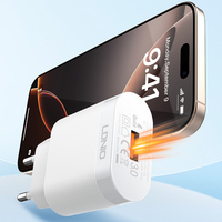 Cargador de Pared LDNIO A303Q Original de 18W con Enchufe Europeo Mini, Cargador Rápido USB para Teléfono Móvil