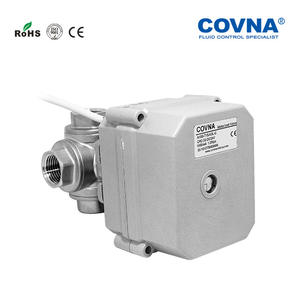 Vanne à bille électrique miniature en acier inoxydable 304 COVNA, trois voies, pneumatique, arrêt automatique, réinitialisation, vanne automatique pour gaz, huile, base OEM - Product Image 2