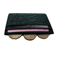 Dompet Kulit Wanita dengan Logo Hewan, Tempat Kartu Kredit, Gaya Jepang, Custom, Asli, Mewah, Tempat Kartu Embos