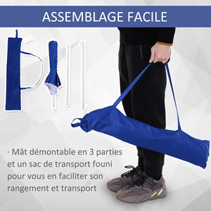 Оптовая продажа, 5 футов, портативные круглые 8 белых металлических ребер UPF50 + защита, серебряное покрытие, полиэстер, пляжные зонтики с логотипом - Product Image 5