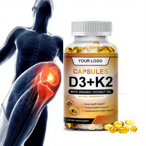 Cápsulas Blandas de Vitamina <span class=keywords><strong>D3</strong></span> + <span class=keywords><strong>K2</strong></span>, <span class=keywords><strong>1000</strong></span> UI, Veganas, OEM ODM, Suplemento para Apoyar la Salud, Cápsulas Blandas de Vitamina <span class=keywords><strong>D3</strong></span> <span class=keywords><strong>K2</strong></span> - Product Image 1