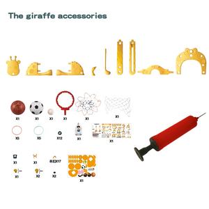 Support de basket-ball réglable multifonctionnel 5 en 1, ensemble de jeu de lancer d'anneau de golf de football, cerceau de basket-ball, <span class=keywords><strong>jouet</strong></span> de sport d'intérieur - Product Image 6