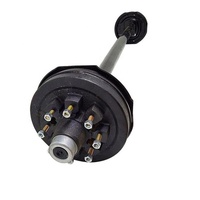Essieu à torsion avec frein à tambour 10'' 12'' – Ensemble de frein à tambour pour essieux de remorques de bateaux et agricoles