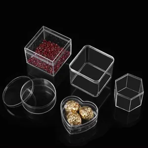 Various specifications clear acrylic boxes with lids manufacturer,ready-made mould small acrylic box with lid