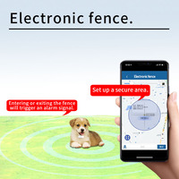 Traceur GPS pour animaux de compagnie 4G LTE anti-perte, localisateur iOS/Android, dispositif étanche pour animaux, son et lumière, positionnement GPRS GSM en ligne gratuit