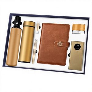 Novedad 2026, Juego de Regalo Empresarial de Lujo Personalizado 7 en 1, Cajas de Regalo de Acero Inoxidable con Impresión UV, Recuerdos Corporativos, Promoción de Marca - Product Image 1