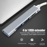 Hub USB 3.0 4 ports Multifonction Haute Vitesse Type C Splitter Adaptateur USB Expander pour PC Ordinateur Accessoires Multiport HUB