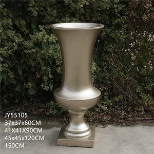 <span class=keywords><strong>Grand</strong></span> <span class=keywords><strong>vase</strong></span> de <span class=keywords><strong>sol</strong></span> minimaliste moderne <span class=keywords><strong>à</strong></span> base carrée en acier et verre Guide routier de mariage de style ancien pour les hôtels Décoratif - Product Image 4