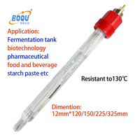Pabrik BOQU PH5806 Kaca Online Temperatur Tinggi Industri Air Kualitas Baik Sensor Elektroda Pengukur PH De Probe