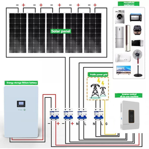 ระบบพลังงานแสงอาทิตย์แบบเรียงซ้อนได้ 10kw 20kw พร้อมมาตรฐาน IP65 สำหรับบ้าน แบตเตอรี่ลิเธียมไฮบริดแบบครบชุด BS-26224 ความจุสูง รองรับได้สูงสุด - Product Image 5