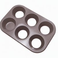 Plaque de cuisson 27x18cm pour six tasses, moule à muffins 6 cavités, moules à gâteaux