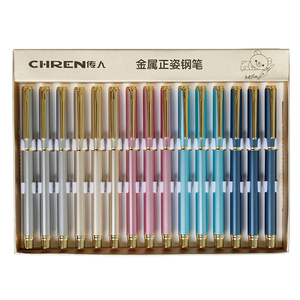 <span class=keywords><strong>Penna</strong></span> <span class=keywords><strong>Stilografica</strong></span> di Lusso EF con Pennino Extra <span class=keywords><strong>Fine</strong></span> per Scrittura di Precisione in Contabilità Finanziaria, Corpo in Metallo, Forniture per Ufficio - Product Image 4