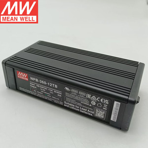 Chargeur compact Meanwell NPB-360-12TB 360W 20A à large plage de tension, efficacité 88,5%, entrée CA universelle 90~264VAC, portable, certifié CE - Product Image 1