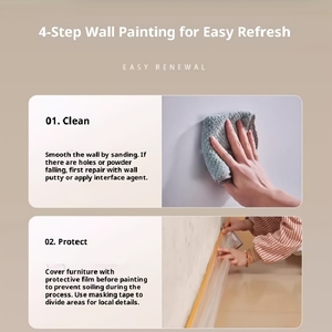 Pintura para Azulejos de Baño Tres en Uno, Revestimiento Líquido Acrílico Especial Impermeable para Renovación - Product Image 6