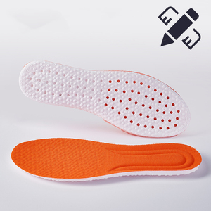 Semelles de sport confortables pour hommes et femmes en mousse à mémoire de forme en <span class=keywords><strong>silicone</strong></span> absorbant les chocs semelles intérieures respirantes pour la course à pied - Product Image 4