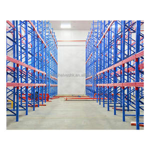 Sistema de estanterías de paletas tipo lágrima de alta resistencia, sistema de estanterías de vigas, estanterías metálicas de almacenamiento para almacén en venta - Product Image 5