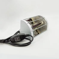 Lampe chauffante infrarouge pour volailles 100W/175W/250W, appareil de chauffage pour poulailler avec cage de protection pour l'élevage du bétail