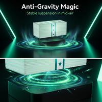 Lampe à levitation magnétique Dollar, lampe flottante en forme de billet, lumière ambiante LED, 360° °   Décoration de bureau rotative pour salle de jeux